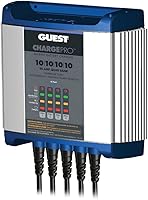 Vista 5 de Guest 2707A Guest - Cargador de batería a bordo 8A/12V, 2 bancos, entrada de 120 V