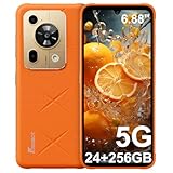 FOSSIBOT F112 Pro 5G Rugged Smartphone Unlocked, 24GB+256GB/1TB Android 14 Rugged Phone, 7150mAh Battery Cell Phone, 6.88'' Display, 50MP+16MP Camera, Dual SIM 5G Unlocked Phone