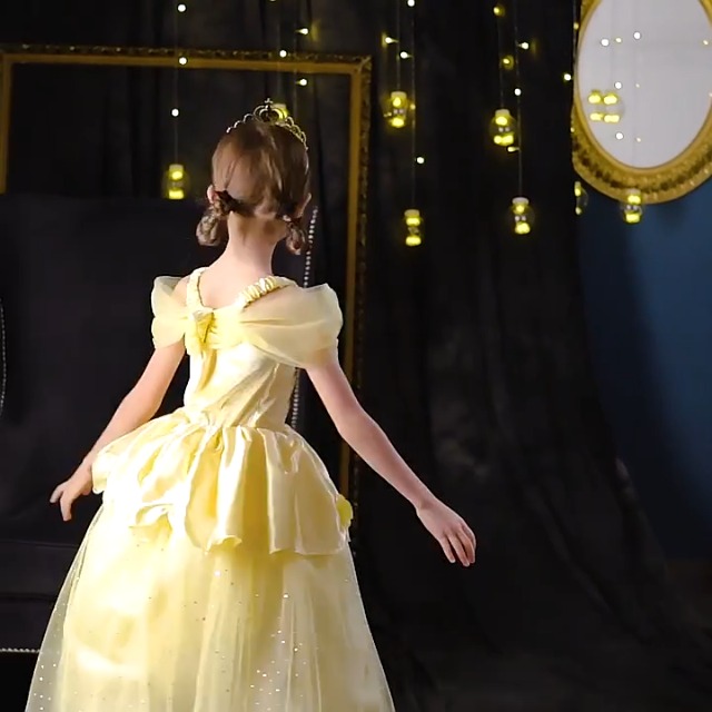 Amazon.co.jp: [TYHTYM] プリンセスドレス 子供用 ベルドレス キッズ