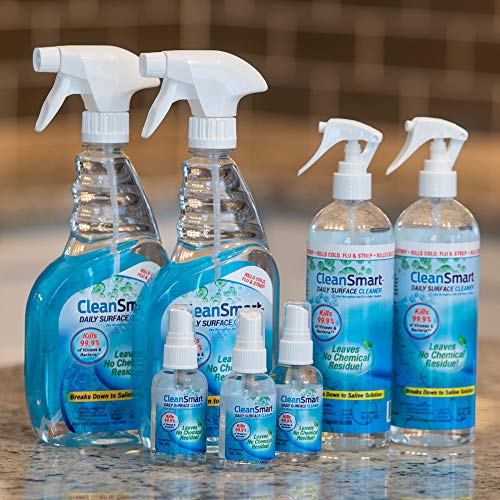 Cleansmart To Go Disinfectant Kills 99.9% Of Viruses, Tsa-Approved For Safe Travel, 2 Oz Bottle (Pack Of 3) #TOP5