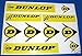 Dunlop retro rallye rennen auto motorrad aufkleber