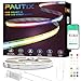 Produktbild PAUTIX RGB Smart IC COB LED Streifen Kit 10M,24V Farbe wechselnde Adressierbare LED Band,Flexible Licht mit wifi Kontroller und Netzteil Arbeite mit Alexa/Google Assistant für DIY Beleuchtung Projekte