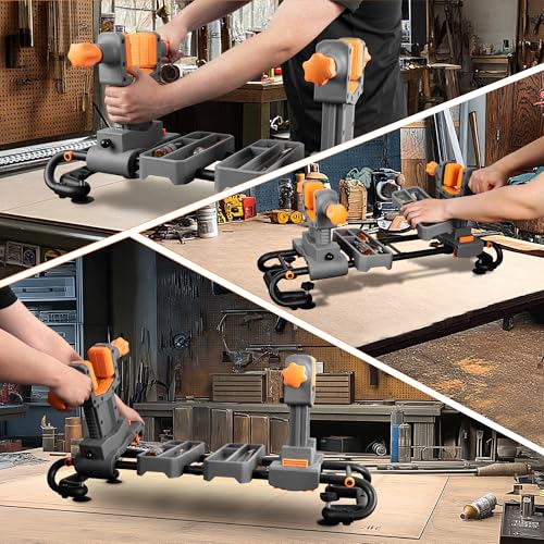 GLORYFIRE Adjustable Gun Holder - Professional Gunsmithing Tools for Gun Cleaning, Sight, and Maintenance with Jagged Base Stability and Non-Marring Rubber Contact Pads, Gun Accessories - image 6