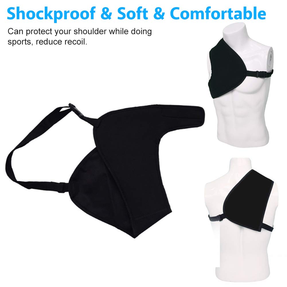 Almohadilla para el Hombro Deportes al Aire Acolchado Protector Almohadillas a Prueba de Golpes para la Caza Deportiva al Aire Tiro