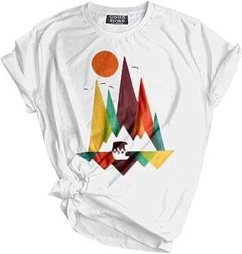 GENIUS STORE Unisex Printed T-Shirt Outdoor Normal Mold T-shirt