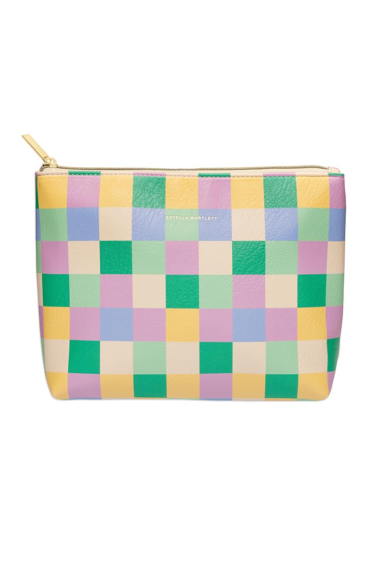 Estella BartlettCheckerboard Faux Leather Washbag