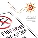No Firearms Guns Or Weapons Allowed Sign, 10x7 Inches, Rust Free .040 Aluminum, Fade Resistant, Made in USA