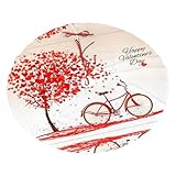 Diseño de impresión festiva de 36 pulgadas: esta falda de árbol de Navidad cuenta con gráficos vibrantes y llenos de sangrado, incluyendo árboles y alegría de temporada, ideal para Navidad, Año Nuevo, Halloween y decoraciones de fiesta festiva.