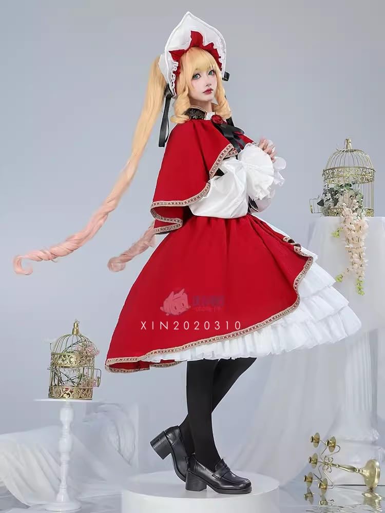 Amazon.co.jp: ローゼンメイデン 20周年 真紅 コスプレ衣装(ウィッグ