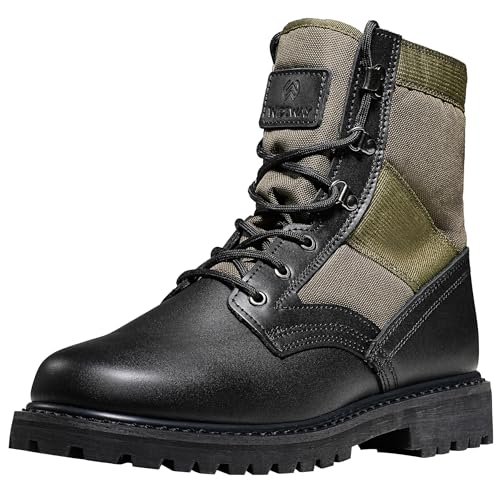 Find the Best Boots for Ruck Marching: Top Picks Reviewed 14 WIDEWAY Work Boots for Men Soft Toe Breathable Waterproof Work Shoes for Construction Non Slip Black boots Mens Rubber Sole botas de trabajo para hombre Combat Working Stylish zapatos