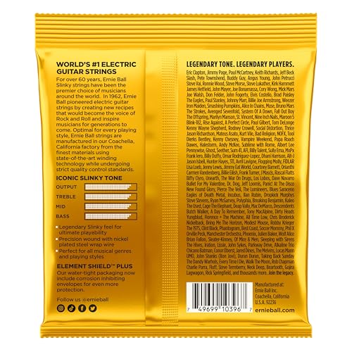 Image of Ernie Ball Skinny Top Beefy Bottom Slinky Nickel Wound Electric Guitar Strings, 10-54 Gauge (P02216)