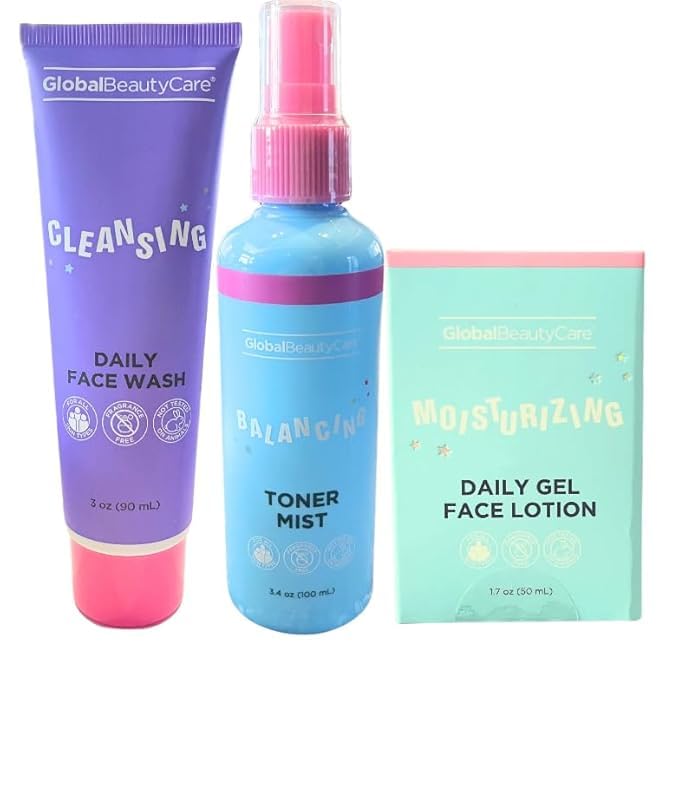 Care Daily Skincare Set – Cleanse, Balance & Moisturize (3-Piece Set)