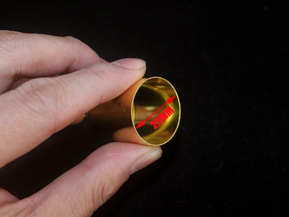 5/10/20 piezas de manguito de compresión de latón para tubo de cobre hueco, accesorios de crimpado para mangueras de alta presión, conectores de escape de tuberías de 18/20/25 mm, 25 mm, 20 piezas
