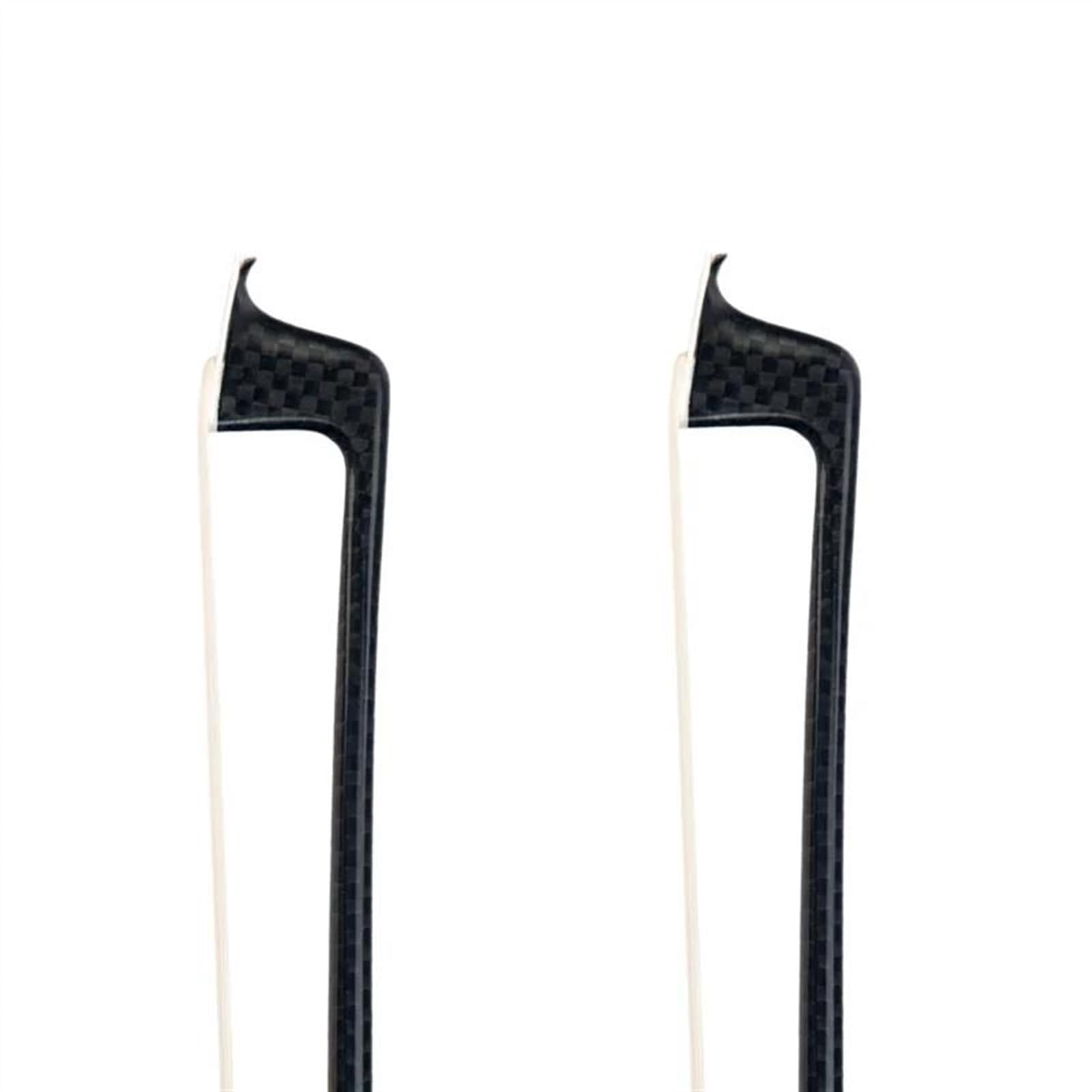 Arco De Violín El Mejor Arco Para Viola De Fibra De Carbono A Cuadros, Nuevo Y Potente Con Rejilla Negra Ligera 4/4(Style 3)