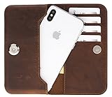 Solo Pelle Lederhülle I Leder Tasche passend für das iPhone X/XS I P30 I Galaxy S9 I A8 (2018) I...
