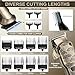 Hatteker Professional Hair Clippers for Men Beard Trimmer Clippers and Trimmer Set Waterproof T-Blade Trimmer Cordless Grooming Kit Nose Body Hair Trimmer Barber Clippers Hair Cutting Kit