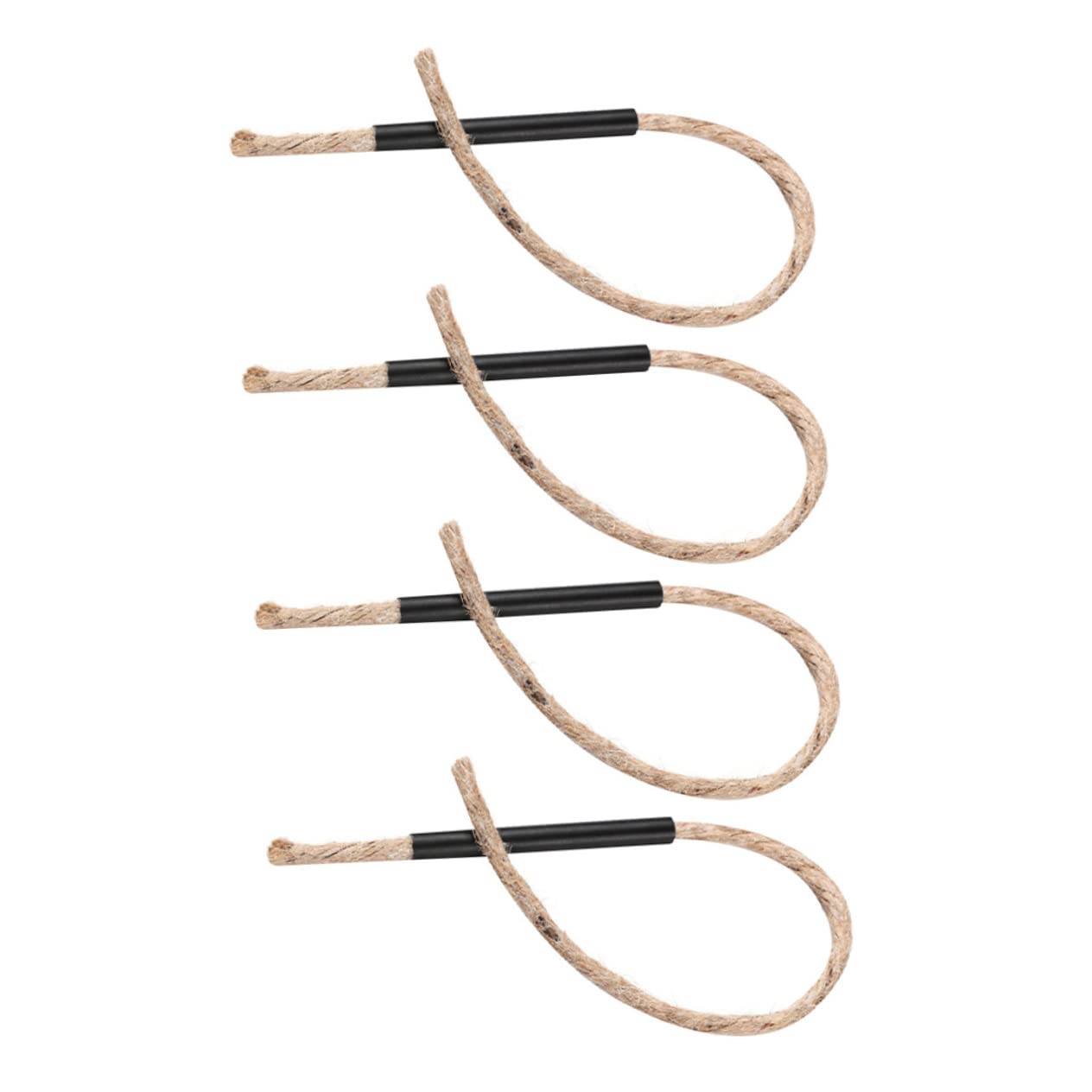 BCOATH 4Pcs Beeswax Ropes for Outdoor Camping Supplies Fire Starters Lightweight and Portable Design for Efficient Heat Dissipation and Easy Use