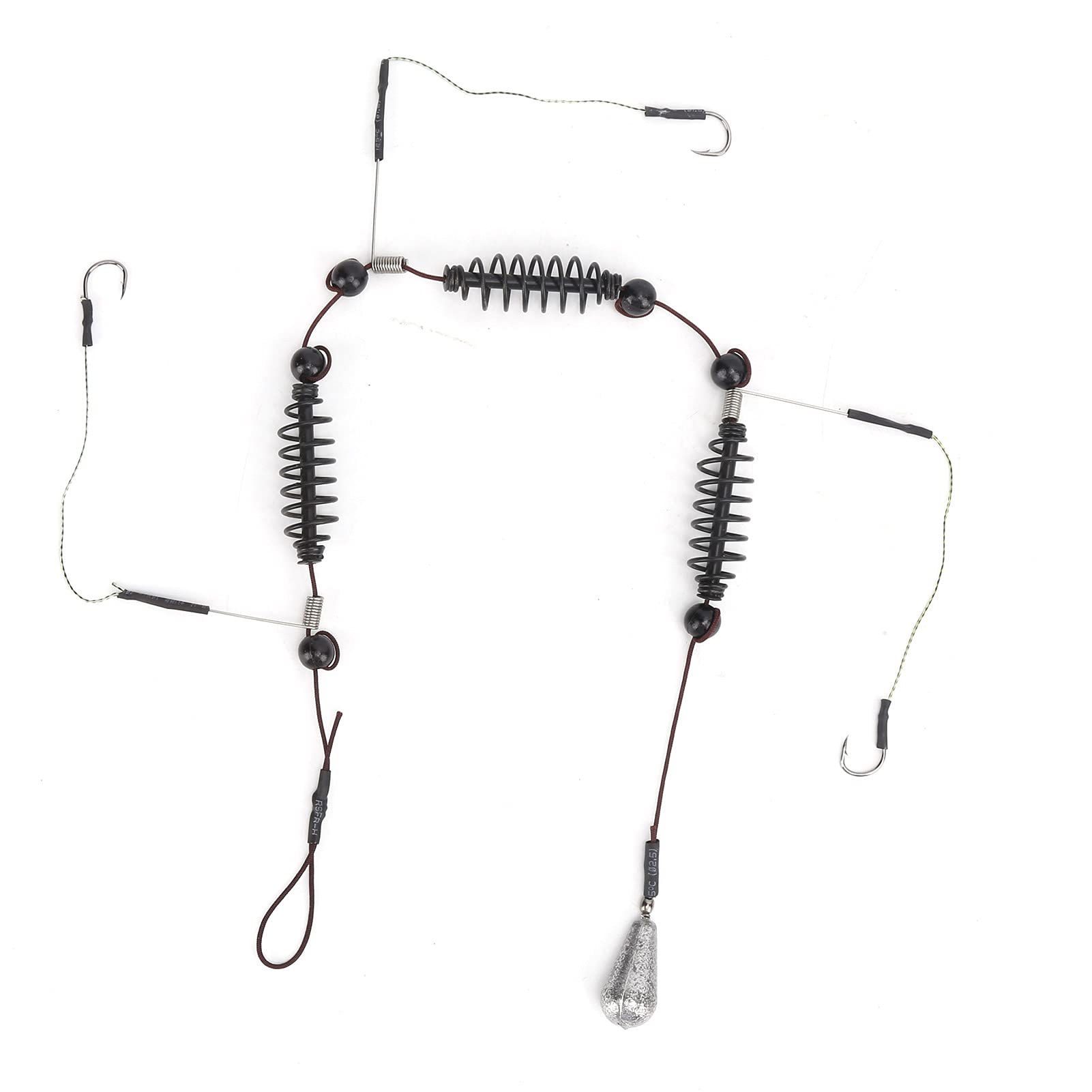 Jaula para señuelos de Pesca con 3 anzuelos, 3 unids/Set, Cesta de Trampa para Peces con señuelos Artificiales, Aparejos de Pesca para Pesca en el mar