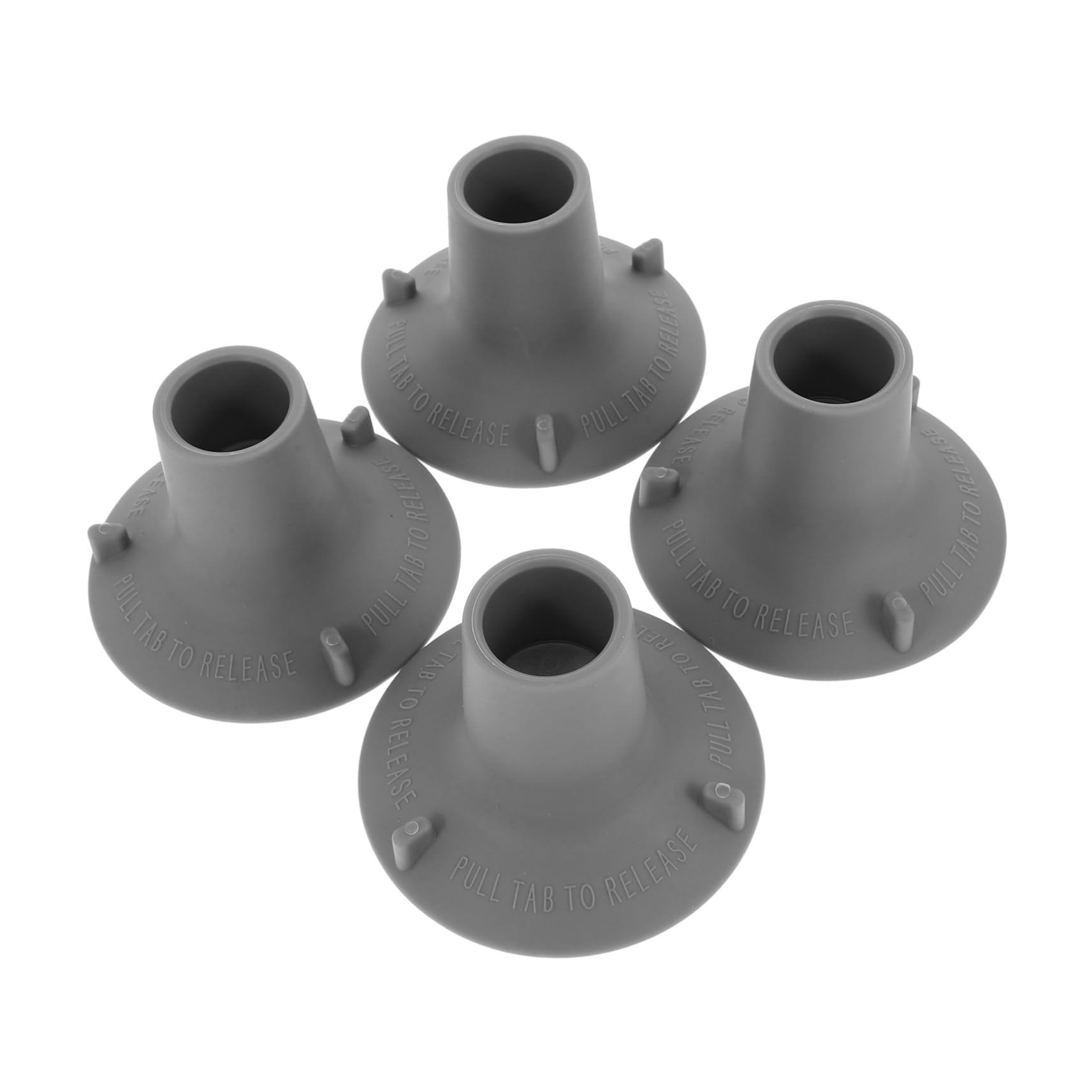 NULYLU 4Pcs Non Slip TPR Suction Feet for Shower Chairs Durable Chair Leg Pads for Enhanced Stability and Seats