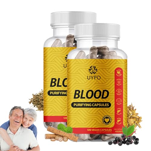 UYPO Blood Purifying Capsules Gluten Free GMO-Free Vegan 450 mg (2PCS)
