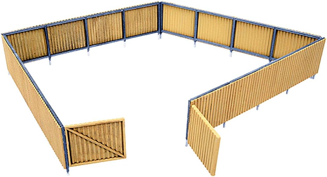 Walthers Cornerstone HO Scale Model Corrugated Fence Kit, 1-1/4" 3.1cm