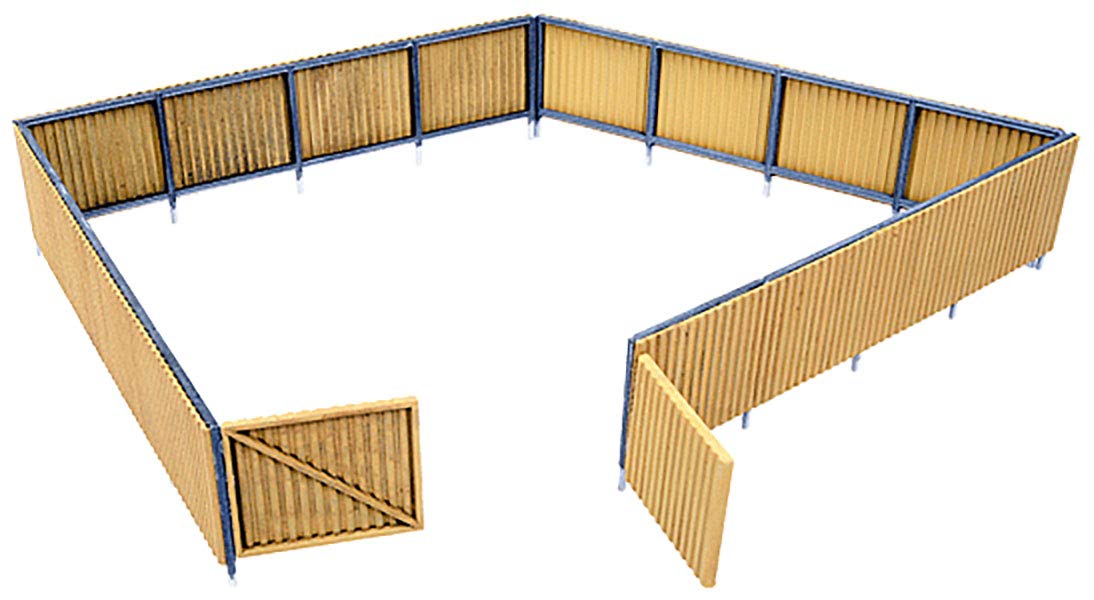 Walthers Cornerstone 933-3632 HO Corrugated Fence Kit