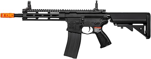 Vista 40 de G&G Airsoft CM16 TR16 M4 Caja de cambios de metal completo de alto rendimiento Rifle AEG de 0.236 in con RAS y grúa integrados, máquina de combate