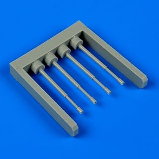 Quickboost 48561 1/48 A-1 Skyraider Gun Barrels for Tamiya Accessories kit, Small, Grey, QB48561