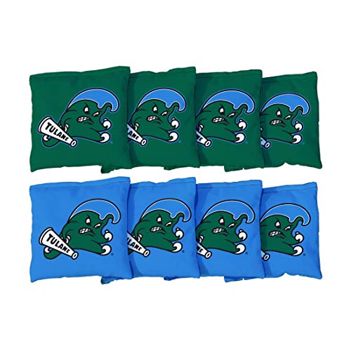 Victory Tailgate NCAA Collegiate Regulation Cornhole Game Bag Set (8 Bags Included, Corn-Filled) - 600+ Schools Available