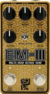 Multi-Head Tape Delay pedal, with Octave and Modulation 70 to 1000 milliseconds delay time with Tap Tempo Warp feature - for instant self-oscillation Wall-of-Sound Swells Glitch feature - replicates snapping tape sounds International products have se...