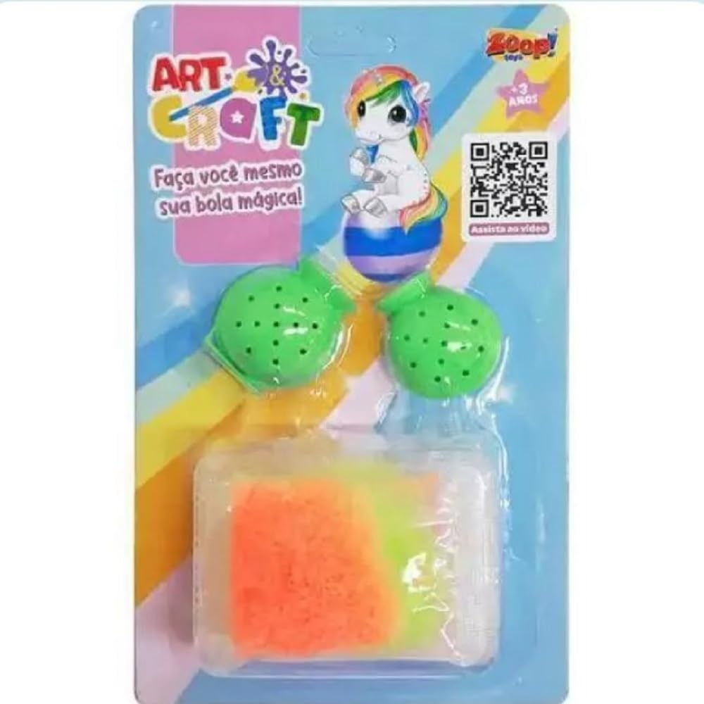 Bolinha Mágica Pula Pula Unicórnio Art e Craft - Zoop Toys