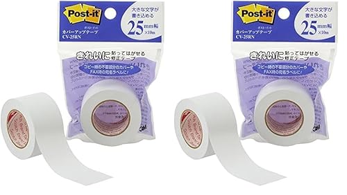 【まとめ買い】ポストイット カバーアップテープ 25mm×10m 詰め替え用 白 CV-25RN