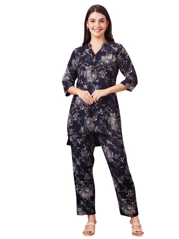 AV2 Women Rayon Printed Top & Pajama Set 2427