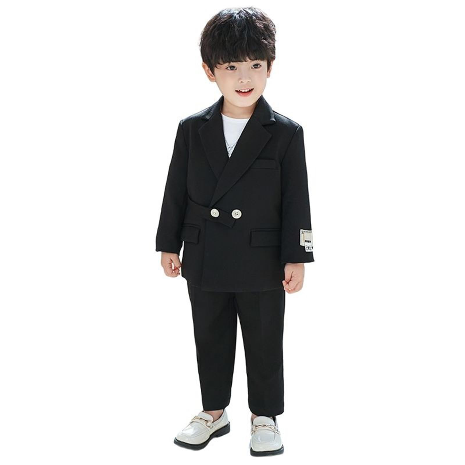 Generisch Traje de bautizo niño bebé 68 niños trajes de negocios abrigo 3 piezas traje de esmoquin para niños traje formal para niños con pantalones camiseta interior para niños