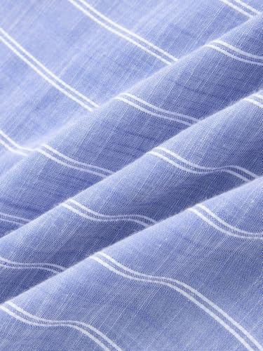 Image of VASTRADO Steel Blue Striped Kurta RK5411A