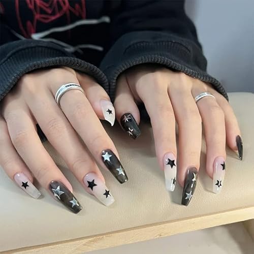 Star Nail Art Stickers Decals 8 Sheet Nail Design Supplies 3D Self-Adhesive Nail Slider Stars Stickers Manicure Accessories For Women Girls Diy Acrylic Nail Art Tips Décor #TOP3