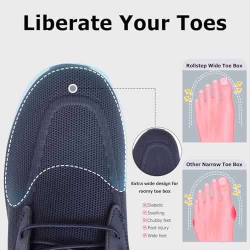 Image of Git-up Women's Arch Support Walking Shoes, Breathable Wide Toe Box Nursing Work Shoes for Plantar Fasciitis