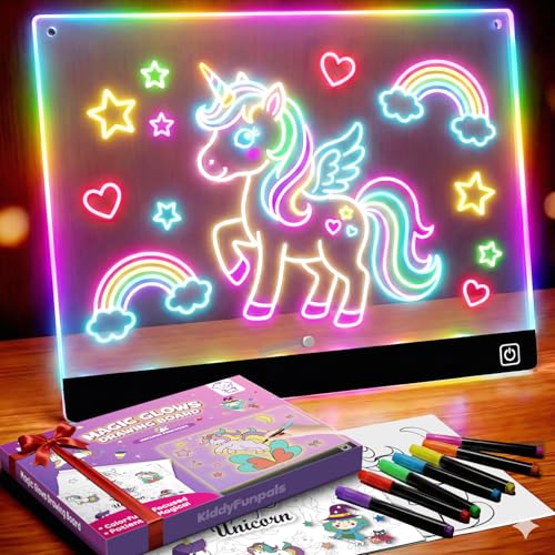 LED Drawing Board for Girls, Kids, 9.8