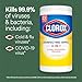 Clorox Disinfecting Cleaning Wipes for Spring Cleaning & Allergy Season, Bleach Free, Fresh Scent and Crisp Lemon, 75 Count Each, Pack of 2