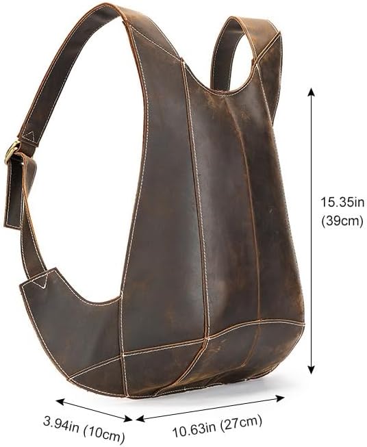 Luxury Genuine Leather Backpack Creative Insect Design Double Strap Shoulder Bag for Men Women Unique Style - Image 3