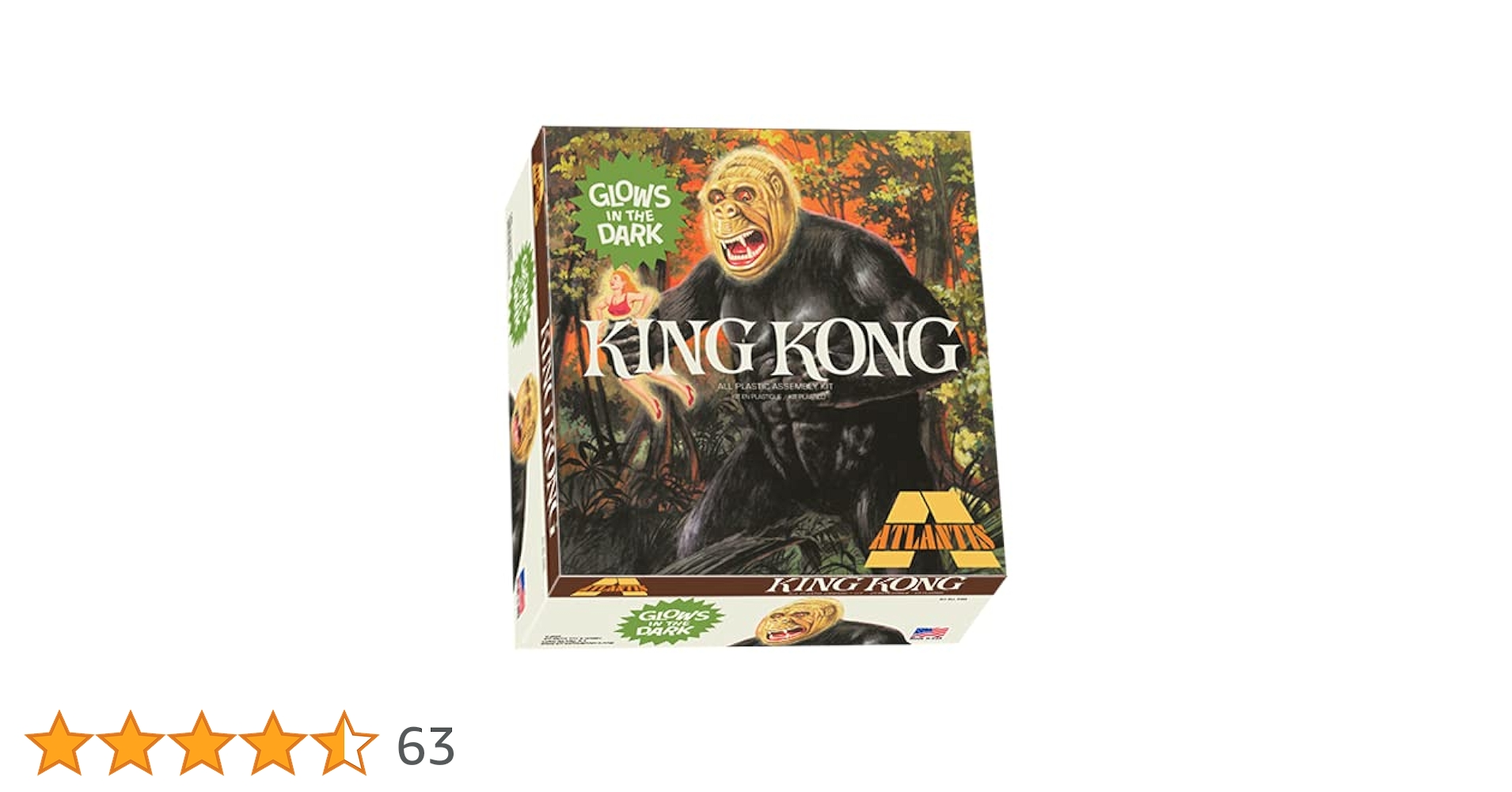 KING KONG プラモデル　ATLANTIS MODELS 61A8w-uUJOL._UF894,1000_QL80_.jpg