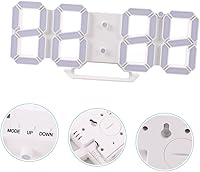 Vista 6 de Clock Alarm LED Alarm Clock LED Wall Clock reloj de pared LED Digital Wall Clock Alarms Alarm Clocks Electric Alarm Clock Digital Desk Clock LED