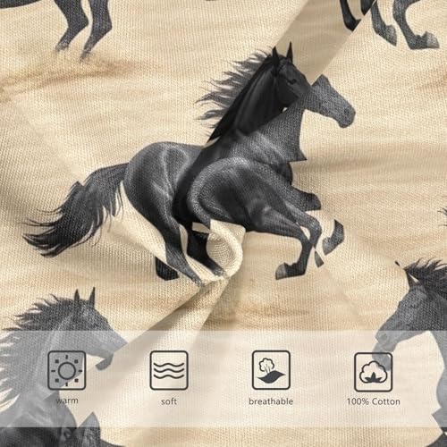 ODAWA Black Horses Kid Underwear Boy, 2T Boy Underwear3