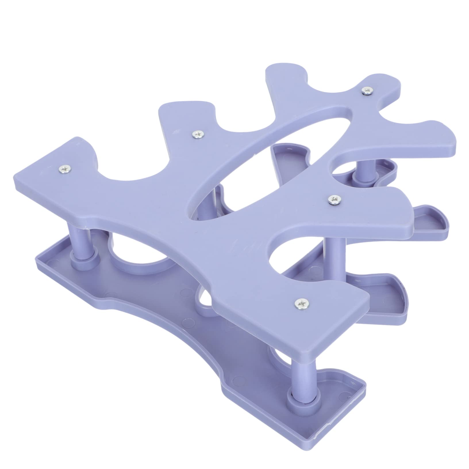 Mikikit 1Pc Compact Abs Dumbbell Rack Double Sided Weight Holder for Dumbbells Sturdy Storage for Home Gym Lightweight and Durable Workout Equipment