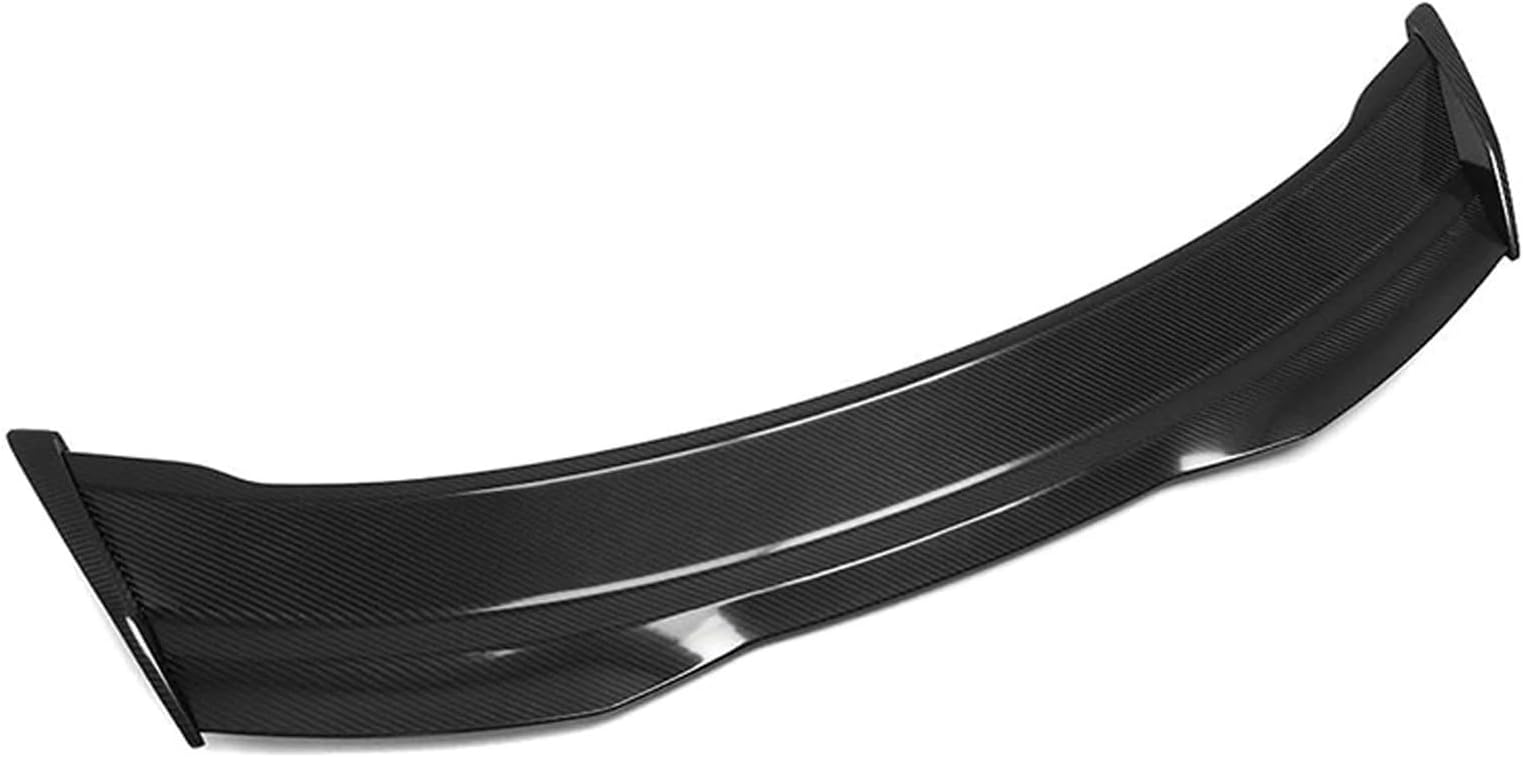 Rear Bumper Tail Wing Spoiler Diffuser Trunk Lip Splitter Kit Carbon Look Compatible With Ford Mustang S650 2024 2025 GT Dark Horse Ecoboost(Carbon Fiber Look)