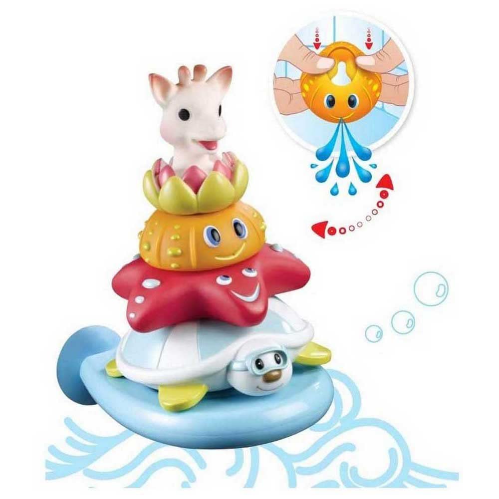 Vulli 523423.0 Sophie la Girafe Splash und Surf Pyramide, mehrfarbig