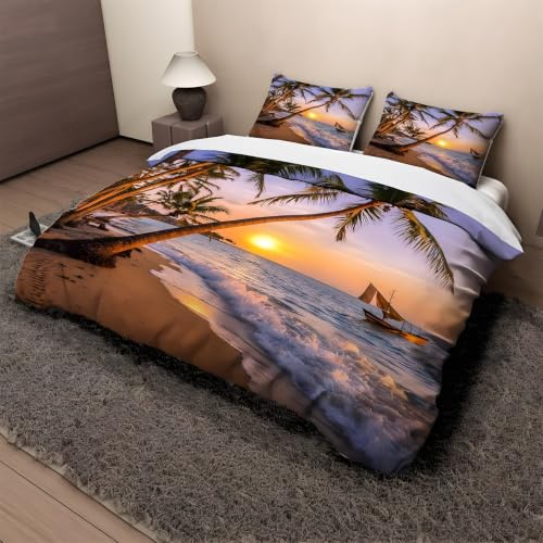 Housse de couette 90x190 microfibre infroissable facile à laver QF860