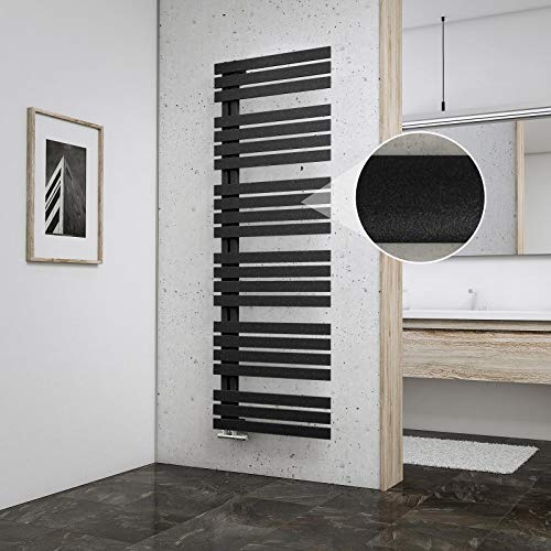 Schulte H02416960 57, designradiator Breda, 169 x 60 cm, 838 Watt, aansluiting aan de onderkant, antraciet, design… - Image 3
