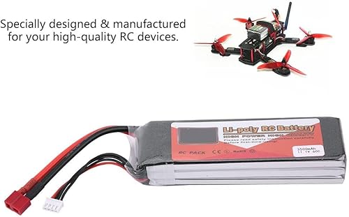 Miniatura 11 de Batería LiPo RC LiPo, batería LiPo 3S 11.1V 1300mAh 4500mAh 5500mAh LiPo Batería recargable LiPo Batería con enchufe T para camiones RC Car