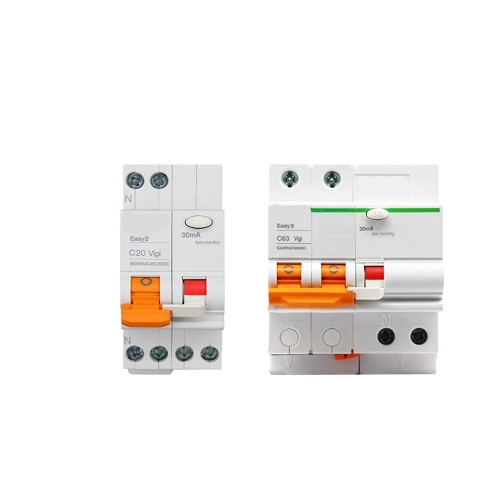 LKPEHTAGN Leakage Switch EA9RN Circuit Breaker Protector 6A-63A air with Protection(EA9RN 2C252PC25A)